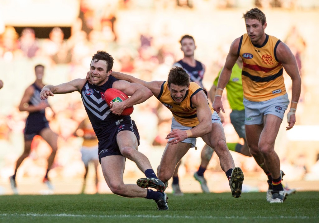 Hayden Ballantyne has told Fremantle he wants out. Photo: Tony McDonough, AAP.