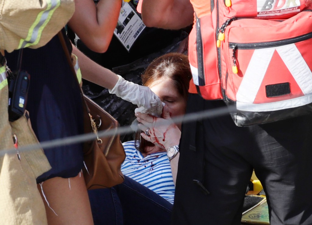 Thumbnail for Women and children hit by falling camera in Rio