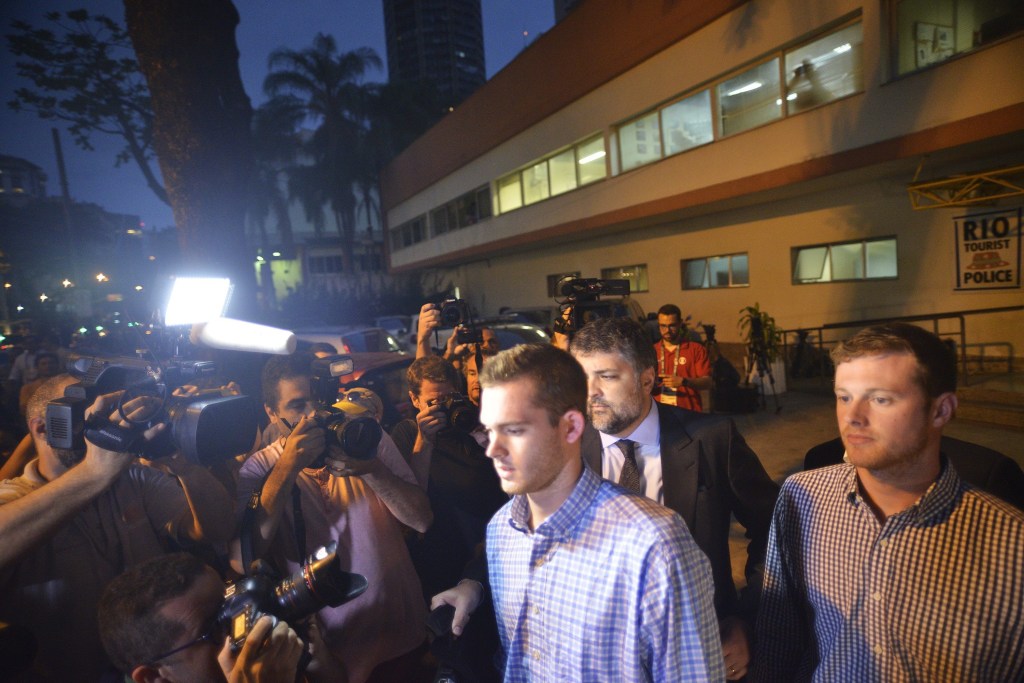 Thumbnail for US swimmers ‘made up story about gunpoint robbery’