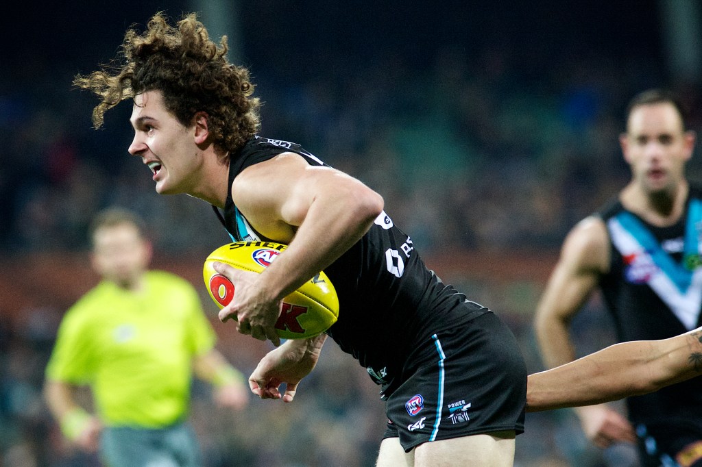 Byrne-Jones's new deal will see him stay at Port until the end of 2018. Photo: Michael Errey / InDaily