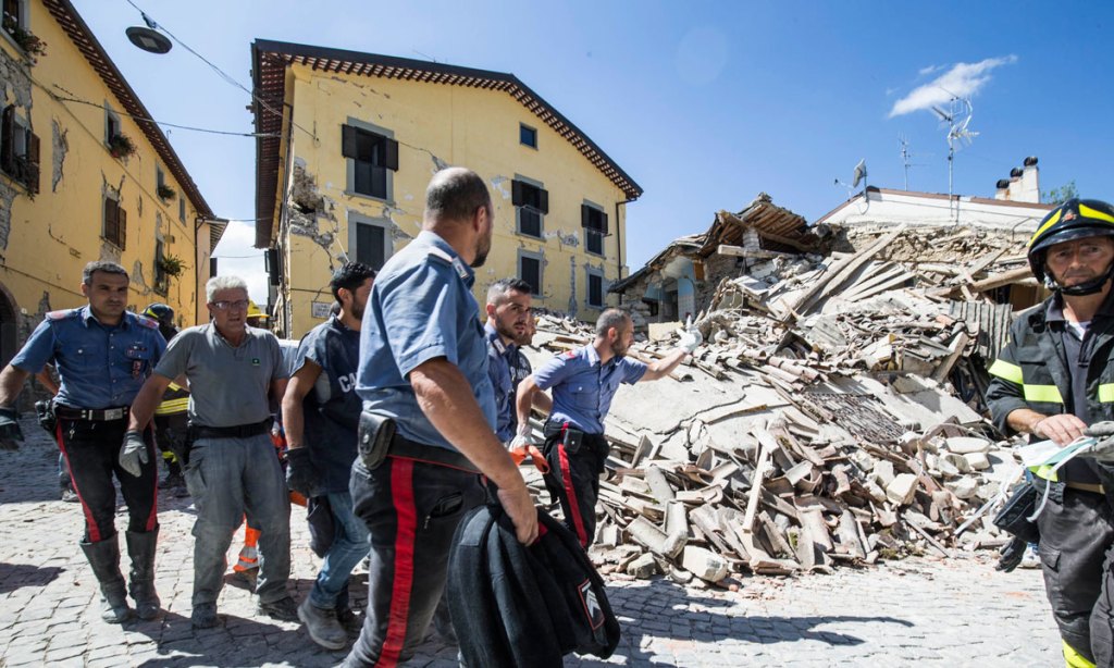 Thumbnail for Italy earthquake death toll rises