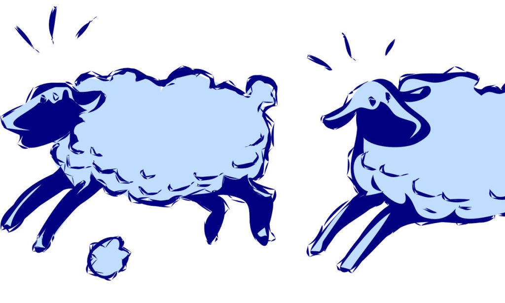 The sheep is sentimental and tries to please.