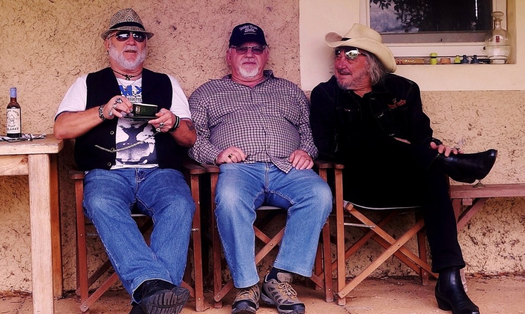Stephen Sprigg, Paul Thredgold and Philip White: older boys from a fast past. Photo: supplied
