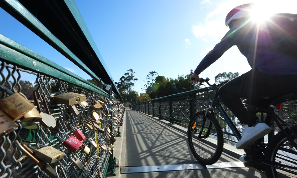 A council report warned that the Adelaide University love locks may pose a safety risk. Photo: Tony Lewis / InDaily