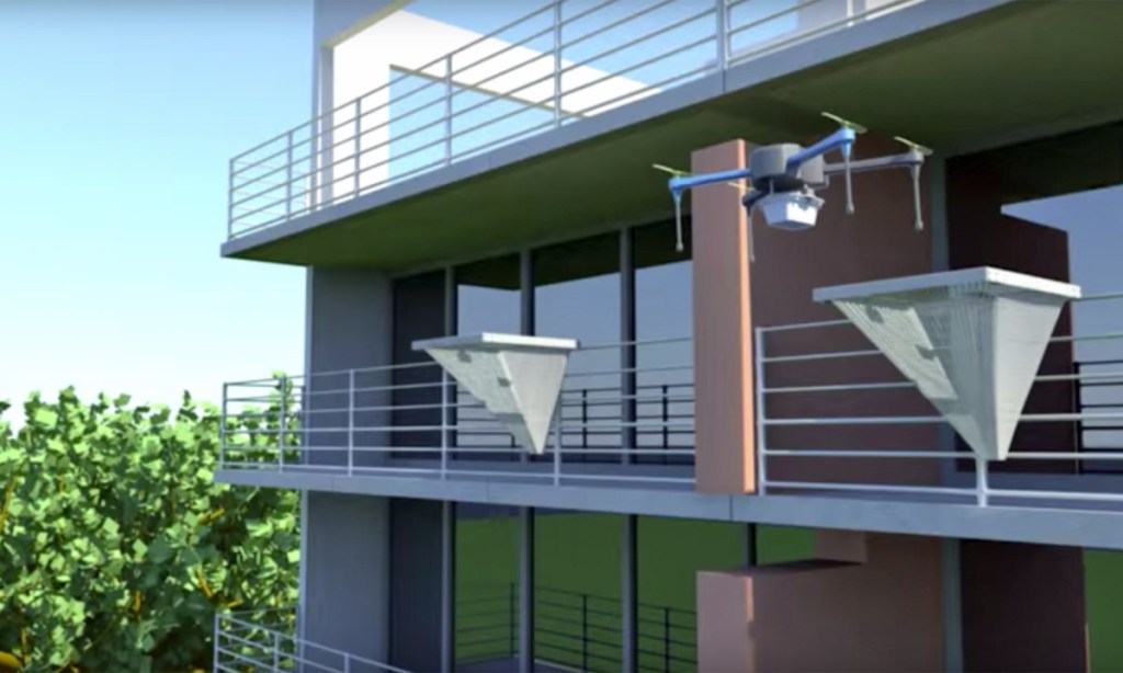 Thumbnail for Futuristic delivery drone on its way to SA