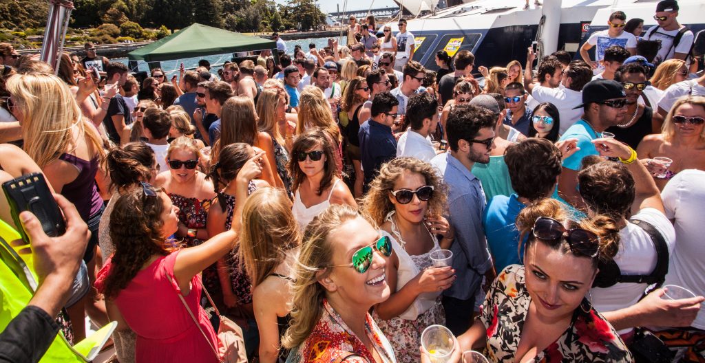 Revellers launch a previous Stereosonic festival schedule in Sydney. Stakeholders want a roundtable to consider introducing pill-testing at such events. Photo: NewZulu via AAP