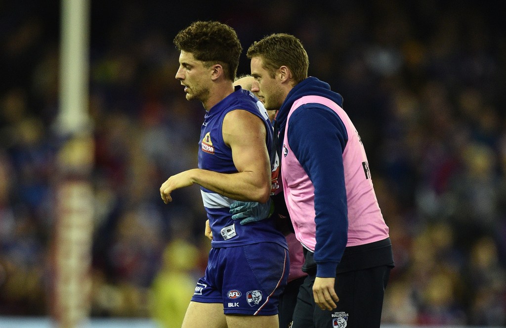Tom Liberatore, expected to return from a month on the sidelines, is one player who may benefit from the extra week off. Photo: Julian Smith / AAP