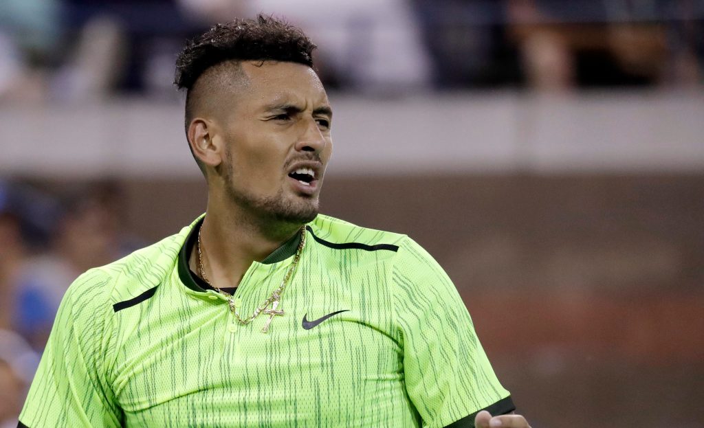 Thumbnail for Confident Kyrgios sets sights on third round