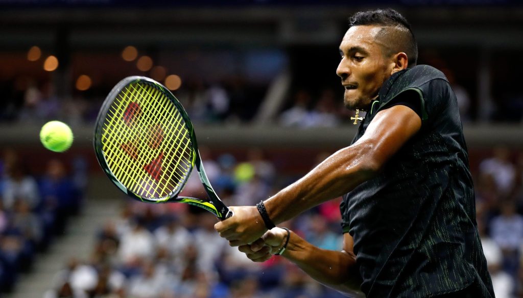 Thumbnail for Kyrgios gives Roger Rasheed a serve