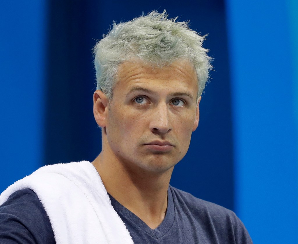 Ryan Lochte is paying the price for his "over-exaggeration". Photo: Michael Sohn / AP
