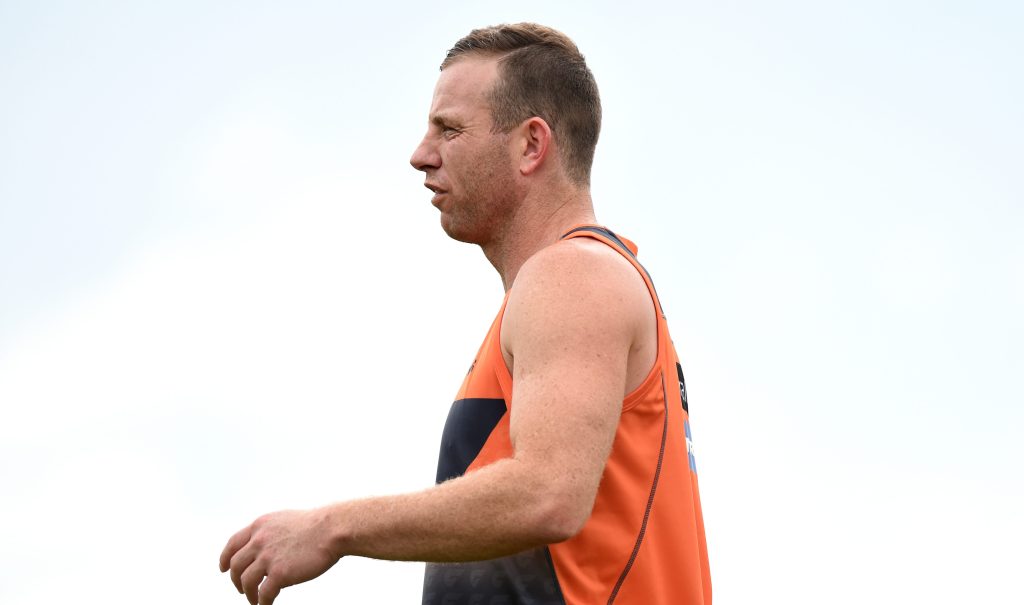 Greater Western Sydney forward Steve Johnson will play on next year. Photo: Paul Miller / AAP