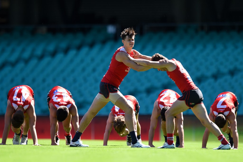 Thumbnail for Swans tackle tough issue ahead of Crows clash