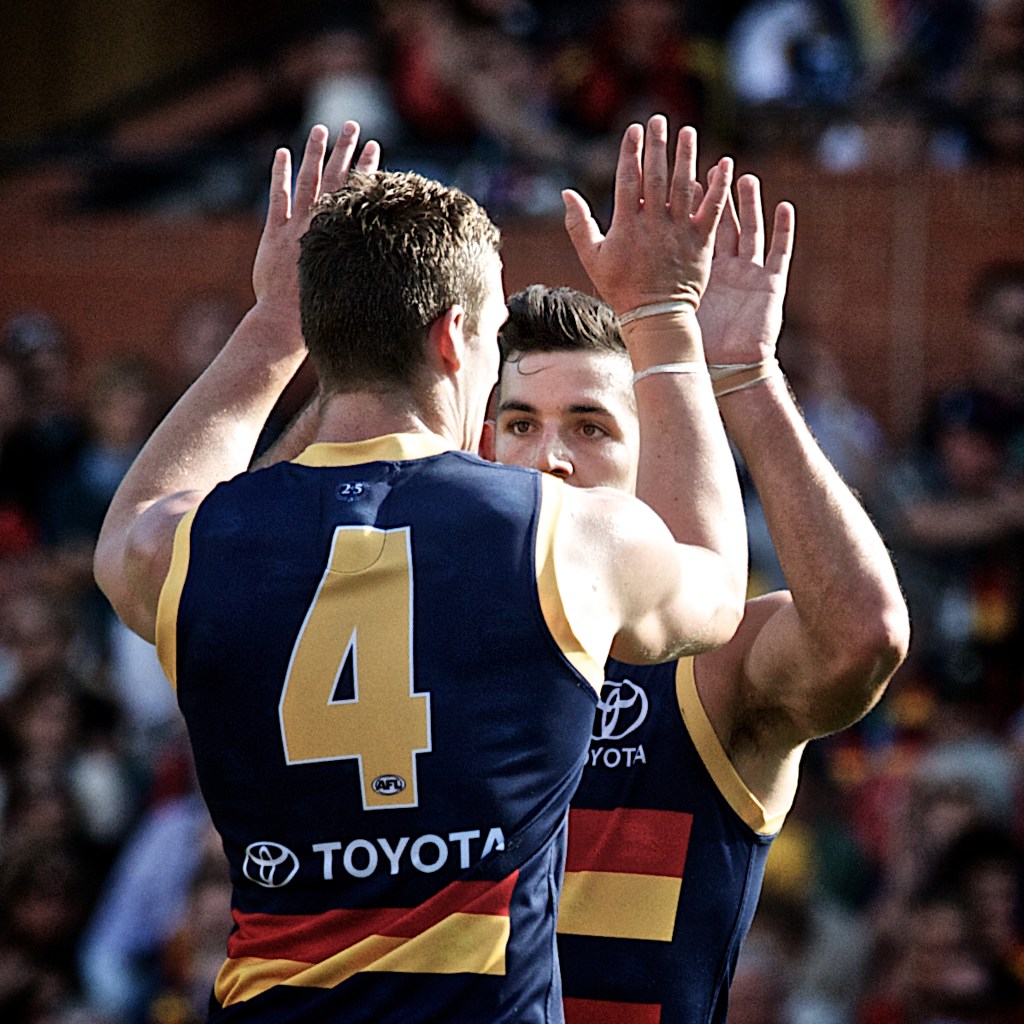 The Crows say hot favouritism means nothing ahead of tomorrow's final. Photo: Michael Errey / InDaily