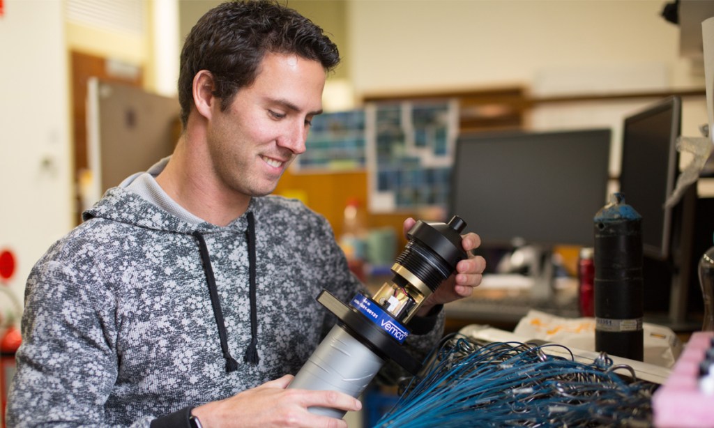 Flinders University senior lecturer and shark expert Charlie Huveneers.