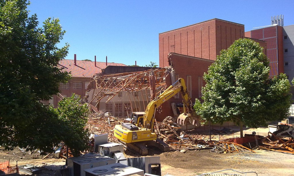 The former Union Hall at the University of Adelaide - one of the images used in a National Trust "Critique of the DPTI Local Heritage Discussion Paper".