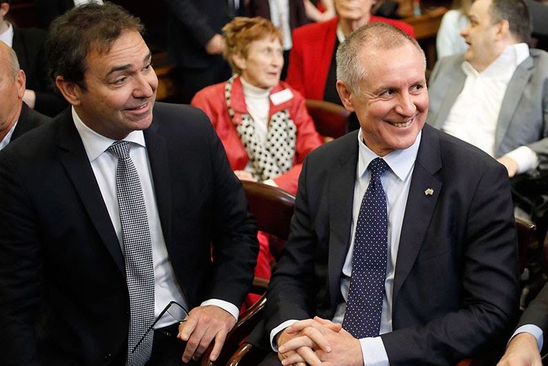 Thumbnail for Jay denies rift after colleagues help kill “culture war” gender bill