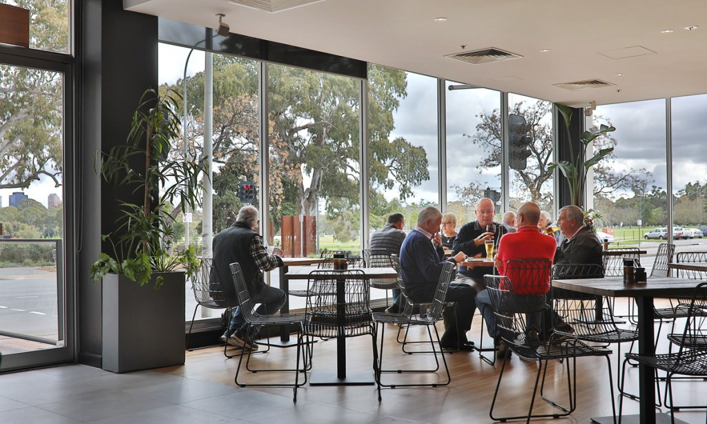 Thumbnail for New city-fringe restaurant with a view