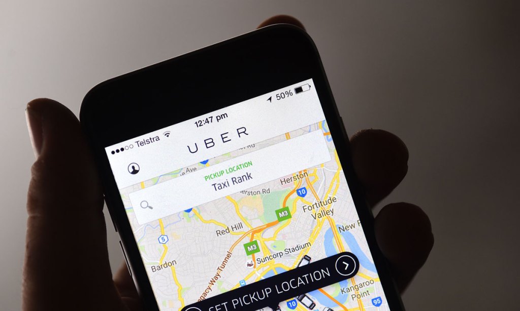 Uber is an example of a business model that has responded to the shift in the industrial order. Photo: AAP