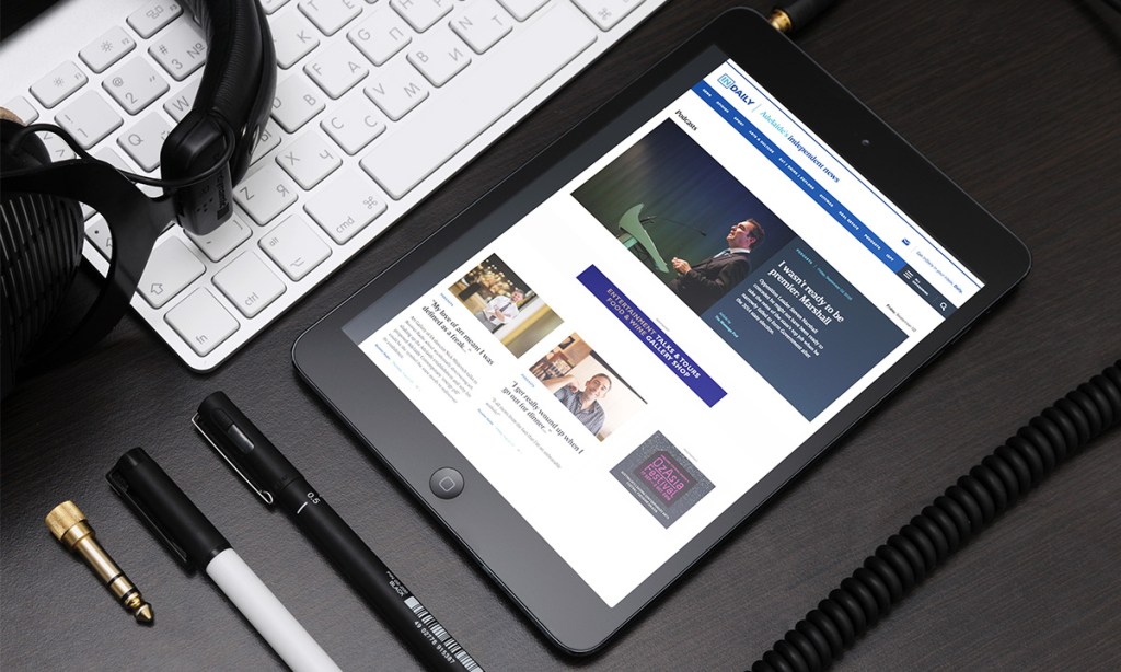 Thumbnail for A new way to read – and hear – InDaily