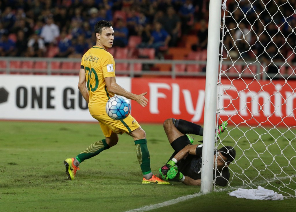 Thumbnail for Insipid Socceroos throw away golden chance against minnows Thailand