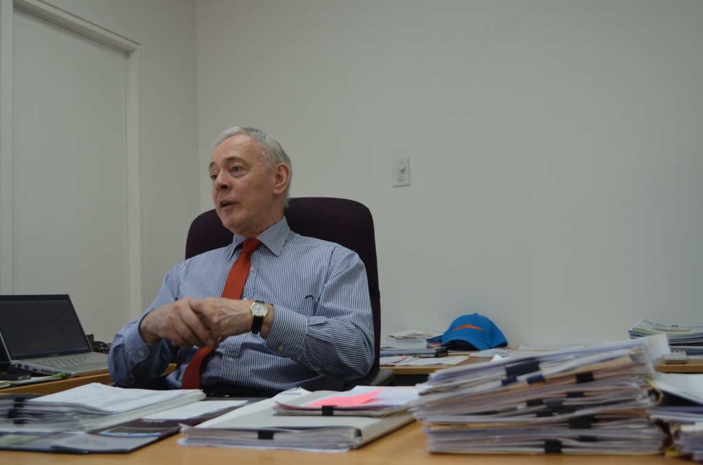 Bob Day inside his Fullarton Rd office in 2013. Photo: InDaily