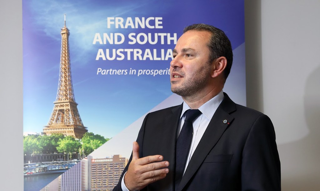 The French Ambassador Christophe Lecourtier. Photo: Tony Lewis