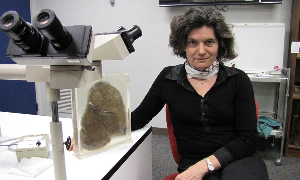 Oncology researcher Associate Professor Sonja Klebe in the pathology laboratory at Flinders University’s School of Medicine. Body 