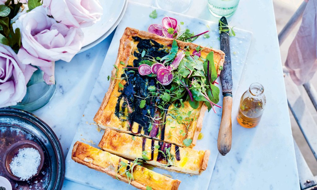 Thumbnail for Rainbow Chard and Goat’s Cheese Spelt Tart