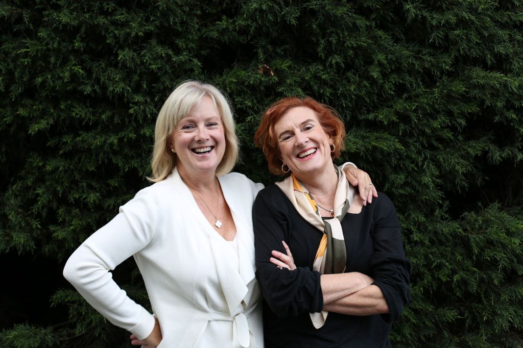 Janne Apelgren and Joanna Savill. Picture: S. Guthrie