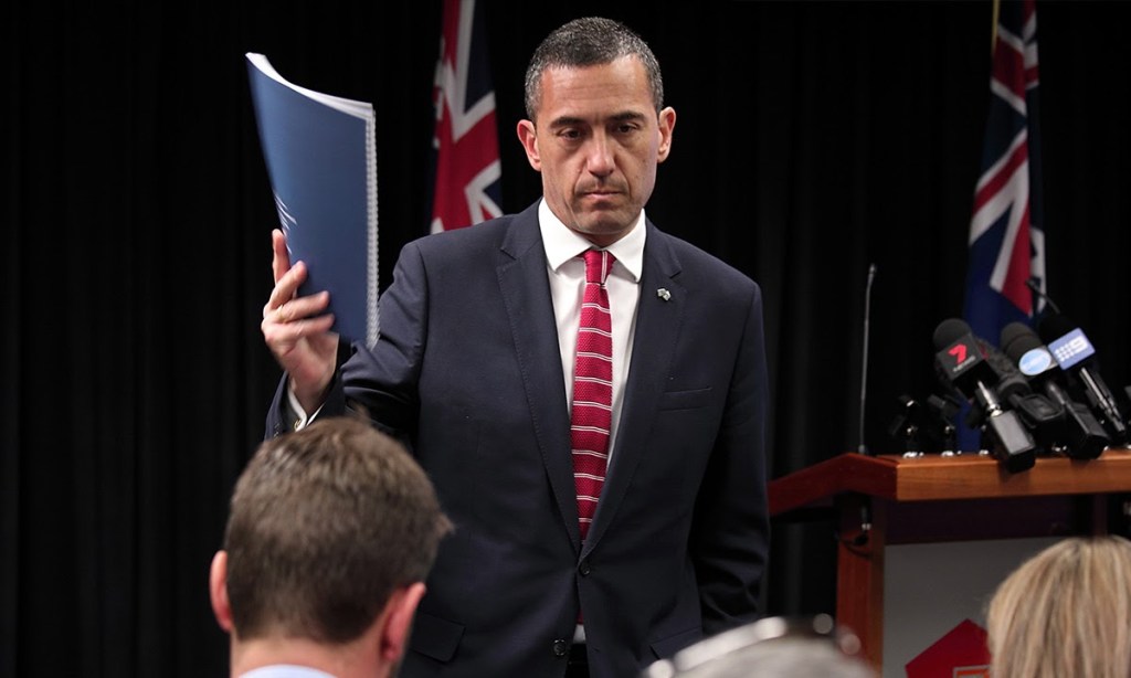 Treasurer Tom Koutsantonis is eyeing a huge windfall from the sale of the Land Titles Office. Photo: Tony Lewis/InDaily