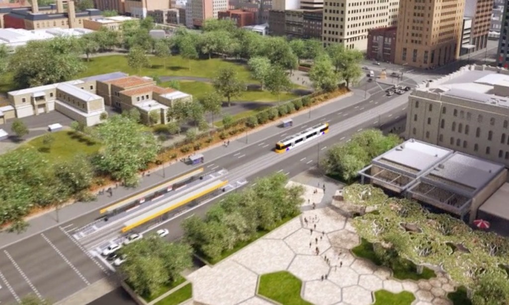 Thumbnail for City tram plan: $20m for Festival Plaza extension, new trams