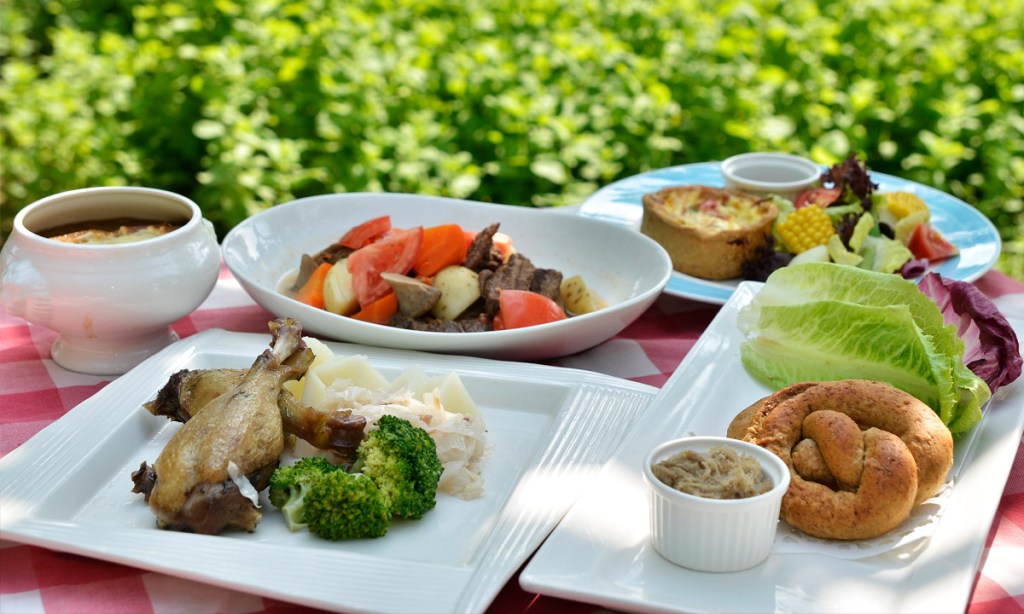 Mindful eating and recognising signs that you’re full can help with avoiding over-indulgence.