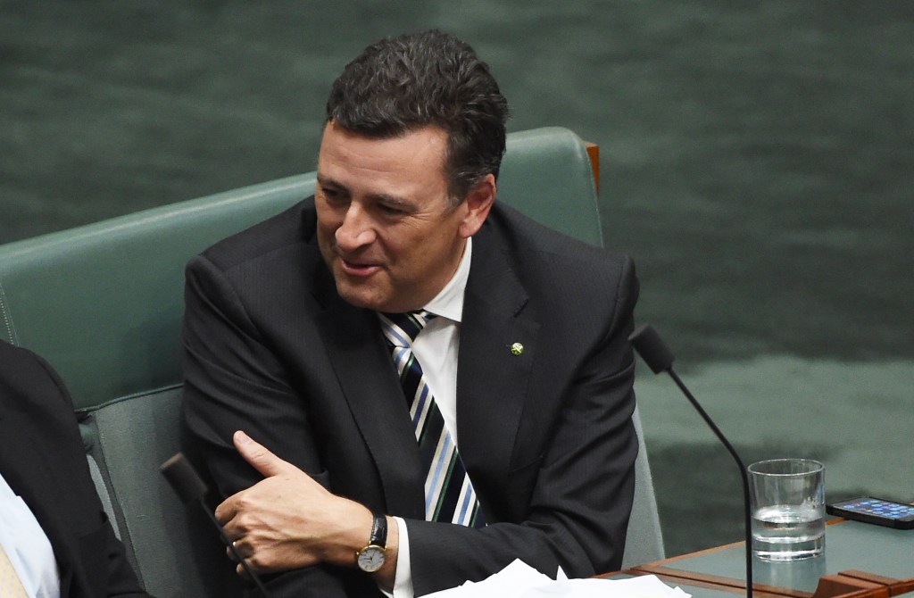 Andrew Southcott says he stands by his criticism of cannabis as a drug. Photo: AAP/Mick Tsikas