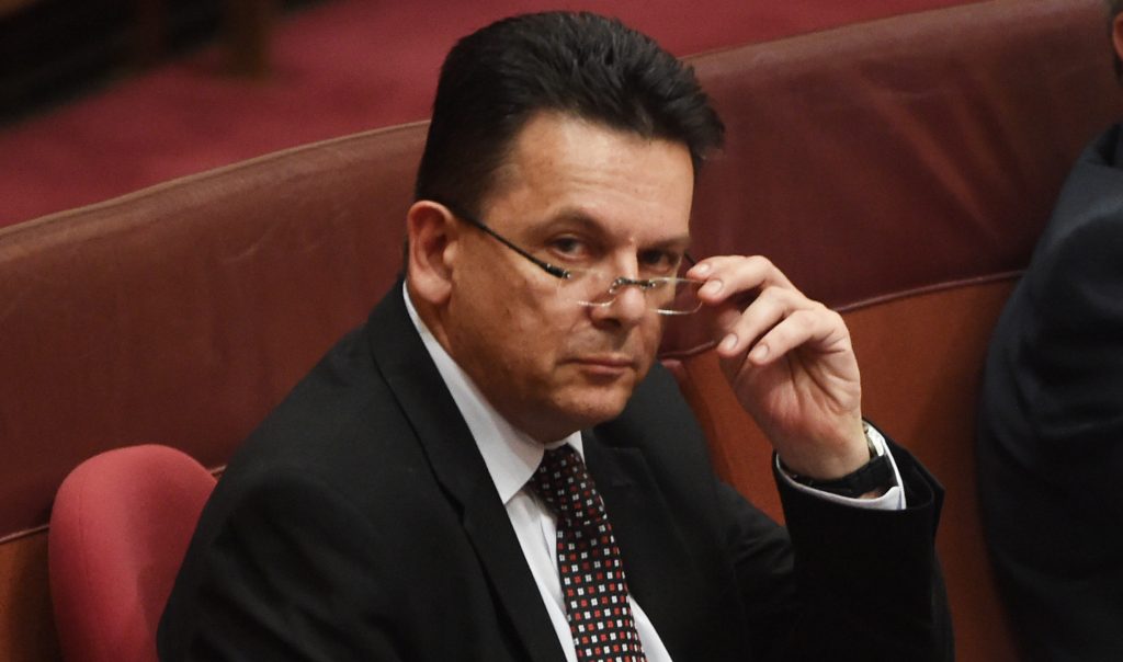 Nick Xenophon Team leader senator Nick Xenophon is eyeing off a raft of state seats. Photo: Mick Tsikas / AAP