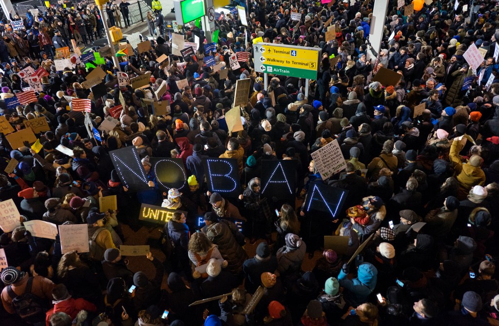 Thumbnail for Trump travel ban sows chaos, outrage