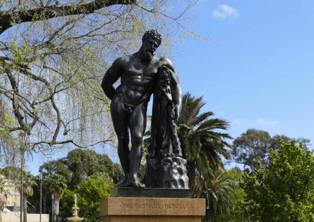 Hercules in Pennington Gardens. Photo: Madeleine Ryan/History SA
