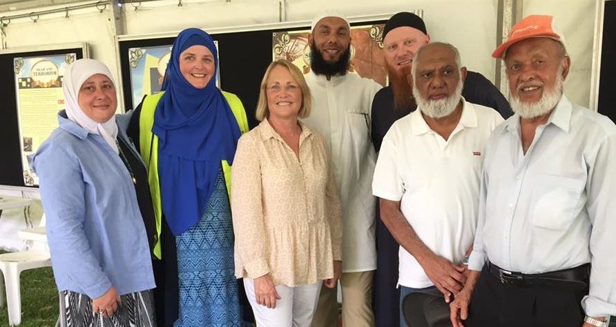 Elder MP Annabel Digance at the Al Salam Islamic festival in Veale Gardens this week. Photo: Facebook