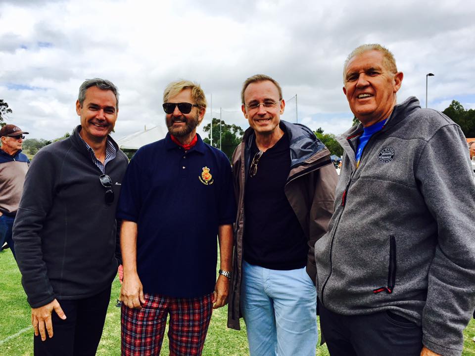 Tea Tree Gully mayor Kevin Knight (right), with fellow mayors David O'Loughlin, Allan Aughey and Martin Haese. Photo: Facebook