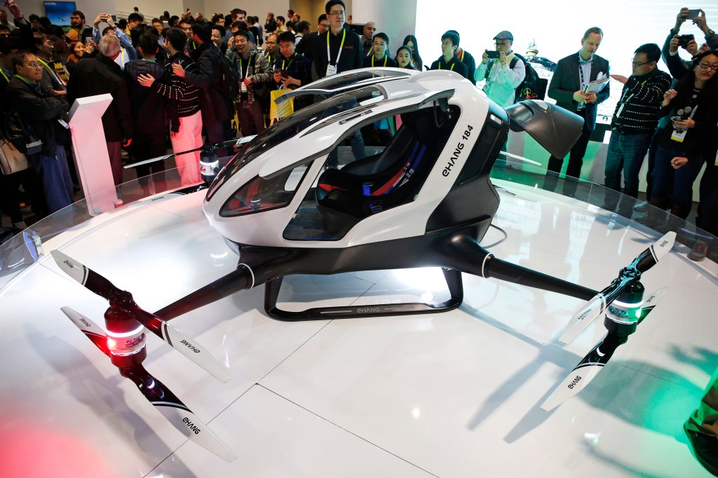 Thumbnail for Passenger-carrying drone to start flying in Dubai