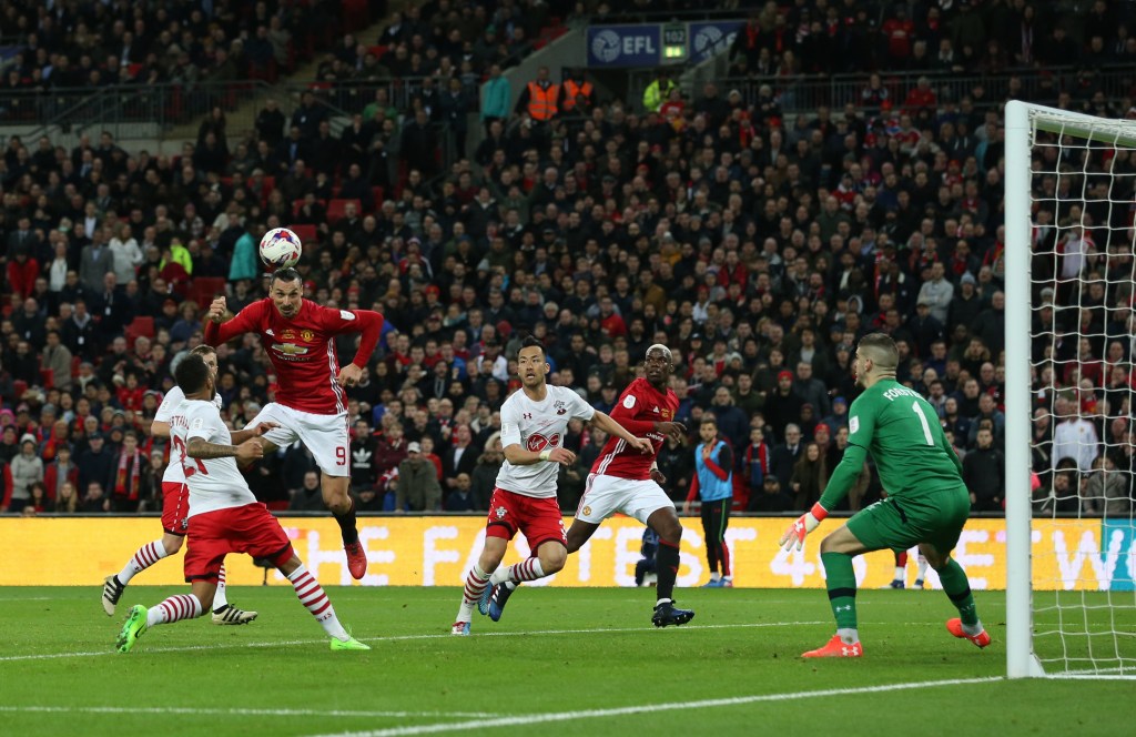 Thumbnail for Ibrahimovic uses his head to win League Cup for United