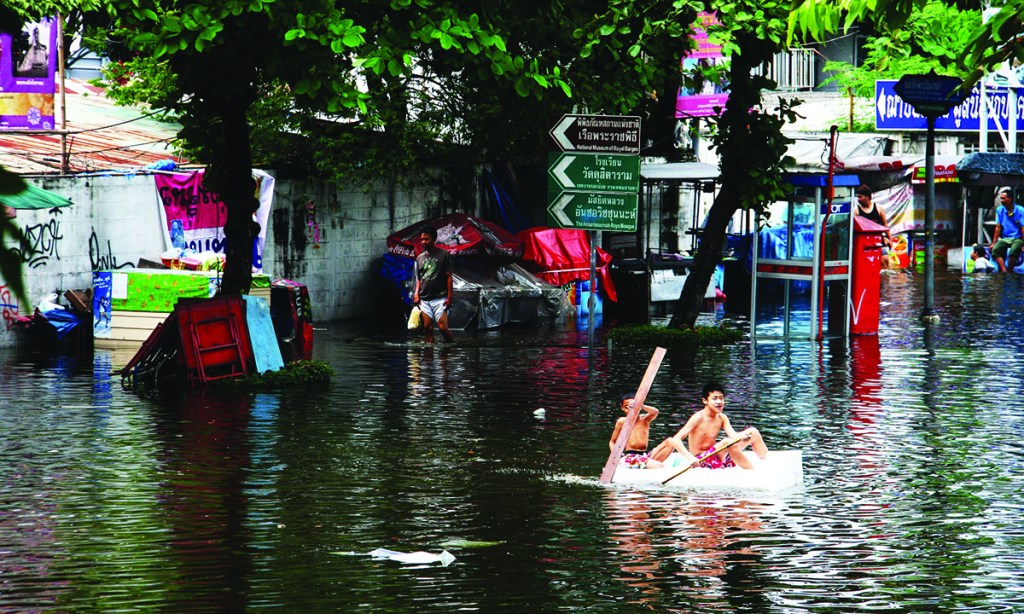 A therapy trial is seeking to support people after traumatic events, such as floods.