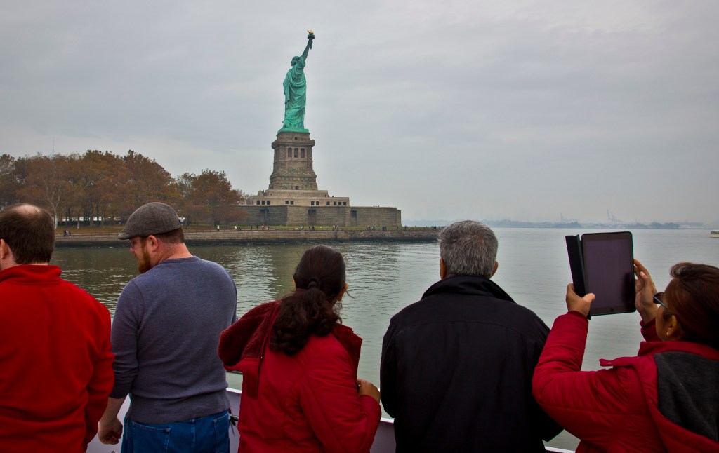 The travel industry is warning of a "chilling effect" on tourism due to the Trump administration's policies. Photo: AP/Bebeto Matthews
