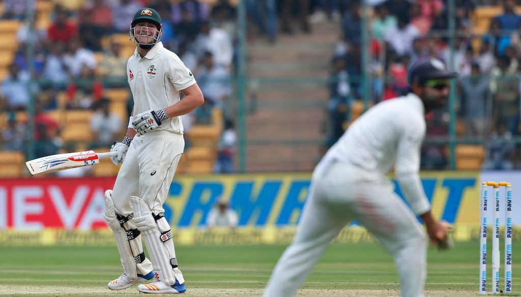 Thumbnail for Smiling assassin Renshaw shrugs off toilet humour
