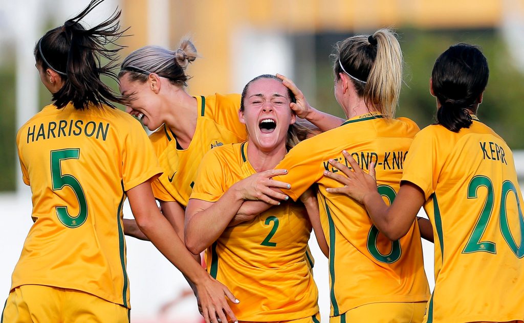 Thumbnail for Matildas advance to Algarve Cup playoff