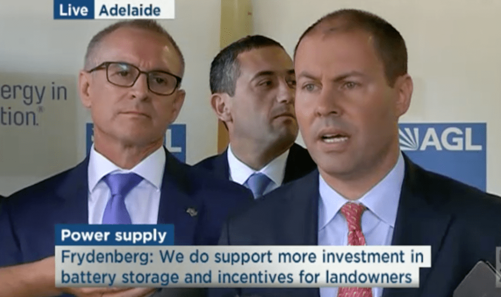 Thumbnail for Us versus them: Weatherill crash tackles Frydenberg