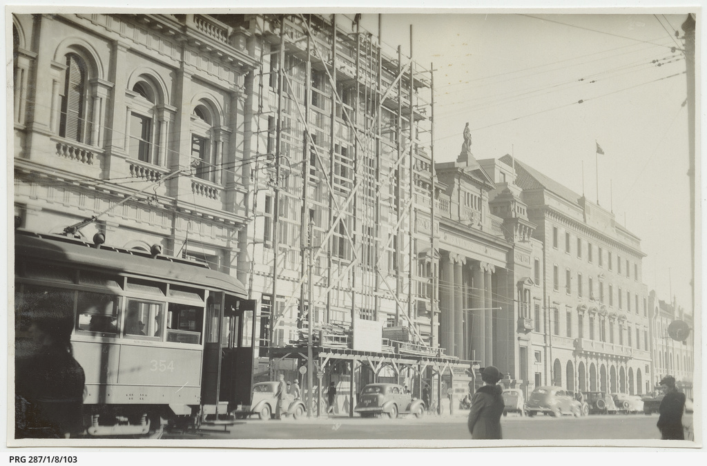 Elder House under construction. Photo courtesy 