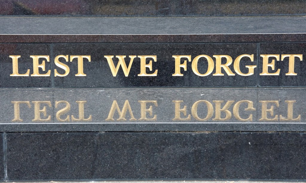 The commemoration outside the RSL's SA headquarters. Photo: Tony Lewis / InDaily