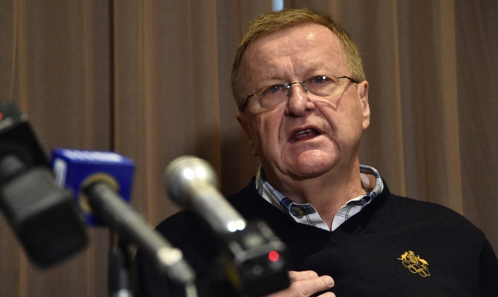 John Coates speaking to media last year. Photo: Julian Smith / AAP