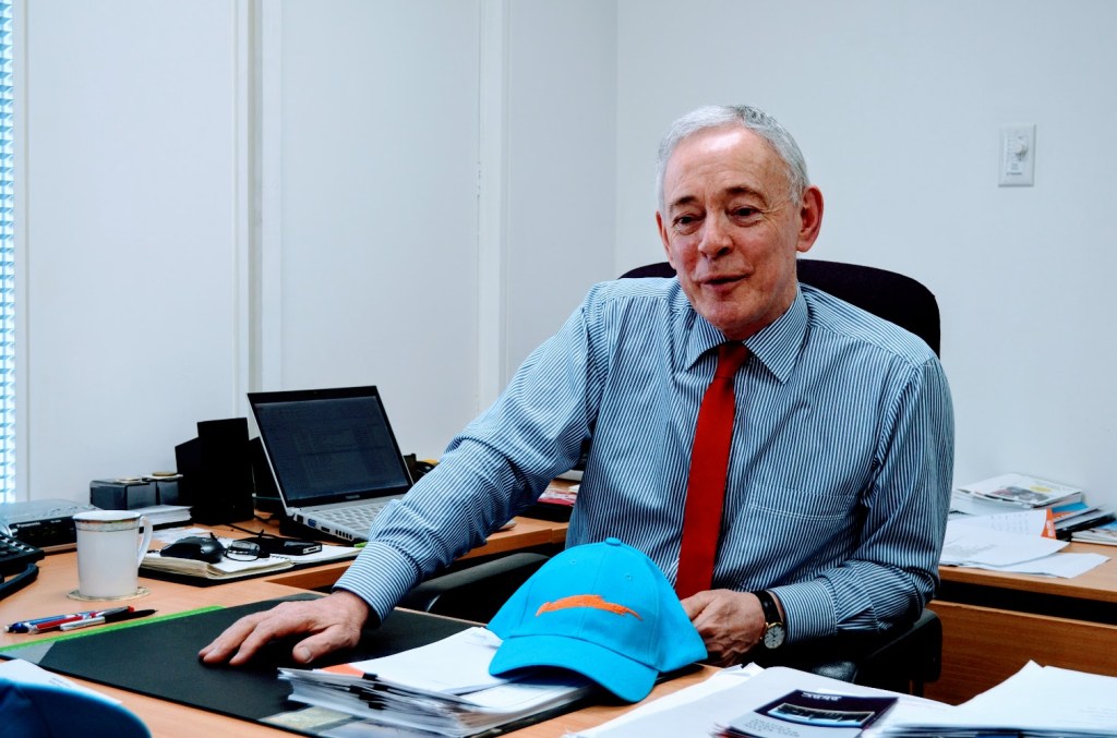 Bob Day inside his Fullarton Rd office in 2013. Photo: InDaily 