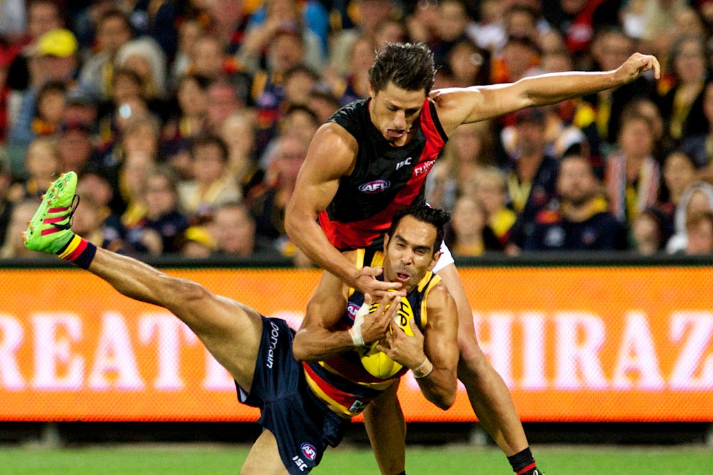 Eddie Betts: the touchstone of what Fumbles hopes will be the Crows' "happy" era. Photo: Michael Errey / InDaily